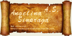 Angelina Šimpraga vizit kartica